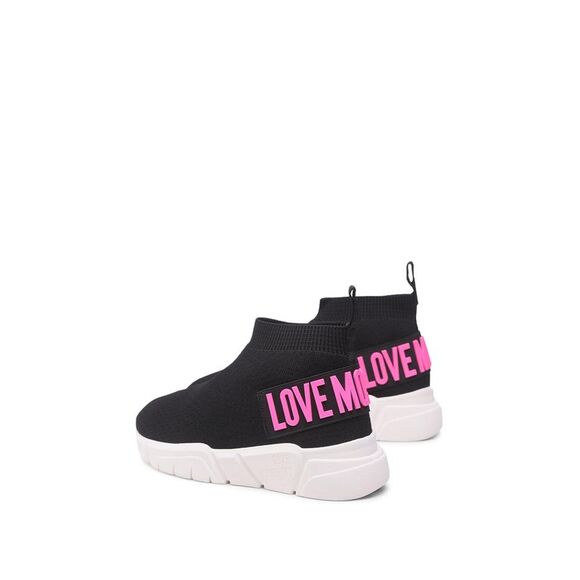 Love Moschino Platform Sneakers with Stretch Shaft - Picture 3 of 3